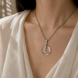 Black Rutile Defence Pendant 003