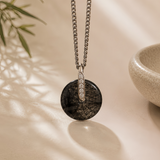 Black Rutile Defence Pendant 006
