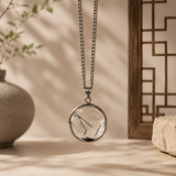 Black Rutile Defence Pendant 010