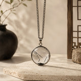 Black Rutile Defence Pendant 010