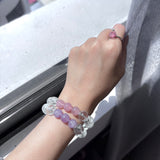 Best Friend Formula Crystal Bracelet - White Quartz Base